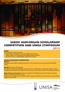 UNISA Organ Symposium